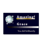 名刺風日常会話『Grace』専用（個別スタンプ：13）