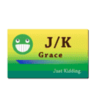 名刺風日常会話『Grace』専用（個別スタンプ：25）