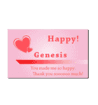 名刺風日常会話『Genesis』専用（個別スタンプ：12）