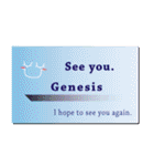 名刺風日常会話『Genesis』専用（個別スタンプ：40）