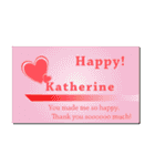 名刺風日常会話『Katherine』専用（個別スタンプ：12）