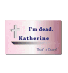 名刺風日常会話『Katherine』専用（個別スタンプ：19）