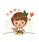 Let's enjoy our safe food by seasons.（個別スタンプ：6）