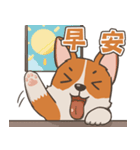 Tie Tie the corgi（個別スタンプ：8）