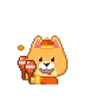 Borky shiba dog: Happy Chinese New Year（個別スタンプ：11）