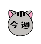 ねこちゃんスケジュール～月＆曜日～（個別スタンプ：30）