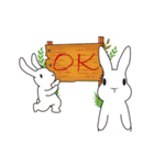 The rabbits duo 2（個別スタンプ：10）