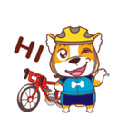 Dog Cycling（個別スタンプ：1）