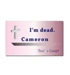 名刺風日常会話『Cameron』専用（個別スタンプ：19）