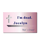 名刺風日常会話『Jocelyn』専用（個別スタンプ：19）