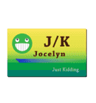 名刺風日常会話『Jocelyn』専用（個別スタンプ：25）