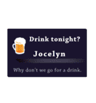 名刺風日常会話『Jocelyn』専用（個別スタンプ：37）