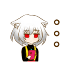 White Haired Cat Girl 2（個別スタンプ：6）