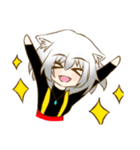 White Haired Cat Girl 2（個別スタンプ：8）