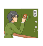 桜ちゃんと柳君（個別スタンプ：3）