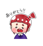 あほっぽい女の子（個別スタンプ：3）