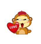 Monkeys_Valentine_animate_02（個別スタンプ：9）