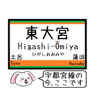 宇都宮線 いまこの駅だよ！タレミー（個別スタンプ：9）