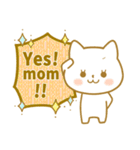 ☆子猫のネコル☆なかよしママ大好きVer☆（個別スタンプ：11）