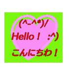 :D Emoticon＆English Sticker（個別スタンプ：2）