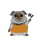 Pug Naughty（個別スタンプ：18）