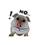 Pug Naughty（個別スタンプ：23）