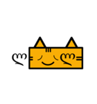 Feeling of a square cat（個別スタンプ：9）