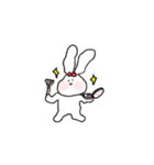 powerless rabbit, mooto...（個別スタンプ：6）