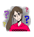 パーカー女子！（個別スタンプ：4）