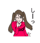 パーカー女子！（個別スタンプ：5）