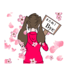 パーカー女子！（個別スタンプ：8）