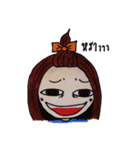 hair brown v.1（個別スタンプ：8）