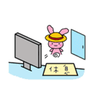 Pink To Rabbit Everyday life（個別スタンプ：2）