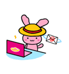 Pink To Rabbit Everyday life（個別スタンプ：4）