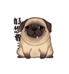 Call me pug！（個別スタンプ：14）