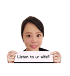 Pretty wife's talk（個別スタンプ：18）