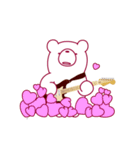 動くクマ。ギター弾きます。（個別スタンプ：5）