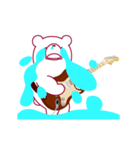 動くクマ。ギター弾きます。（個別スタンプ：17）