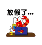 QQ shrimp life-one（個別スタンプ：25）