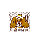 Cute Cavalier King Charles Spaniel（個別スタンプ：12）