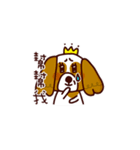 Cute Cavalier King Charles Spaniel（個別スタンプ：19）