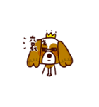 Cute Cavalier King Charles Spaniel（個別スタンプ：24）