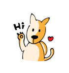 Cute Yellow Dog-life（個別スタンプ：1）