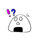 Rice balls and Little ghost（個別スタンプ：4）