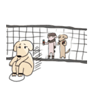 Gloomy Golden Retriever and his friends（個別スタンプ：38）