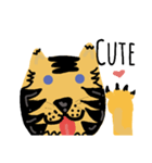 Hello cute tiger（個別スタンプ：10）