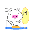 Moo Ping_cute pig 1（個別スタンプ：2）