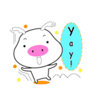 Moo Ping_cute pig 1（個別スタンプ：21）