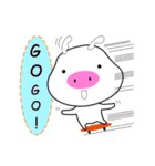 Moo Ping_cute pig 1（個別スタンプ：22）