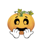 emoji Pumpkin 3 - Silence wins（個別スタンプ：1）